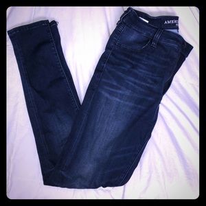 American Eagle super high rise jeggings Sz10